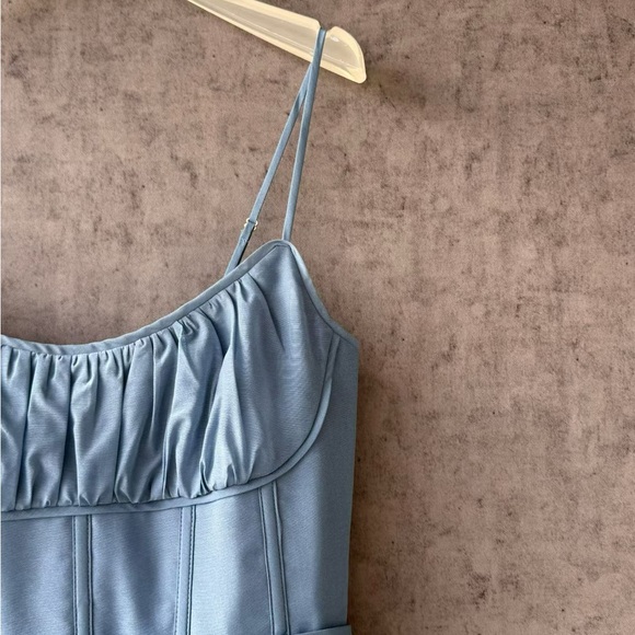 NWOT Zimmermann Elegant Blue Tiered Midi Dress, Size AU 2 = M - Picture 6 of 11